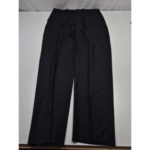 Zanieri Dress Pants Mens 40x36 Black Wool Flat Front Super 100s Italy NWT